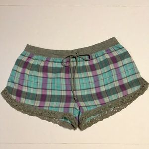 P.J.Salvage Lounge Shorts Lace Hem Fits Like M